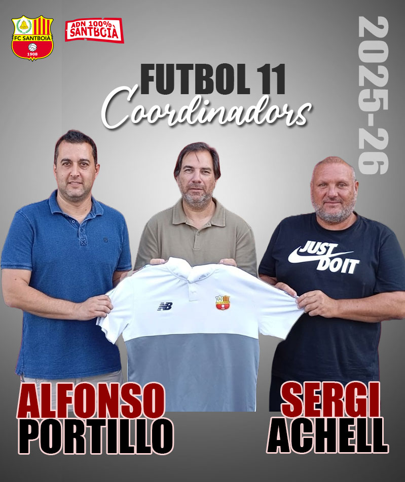 Sergi Achell i Alfonso Portillo, coordinadors de Futbol 11