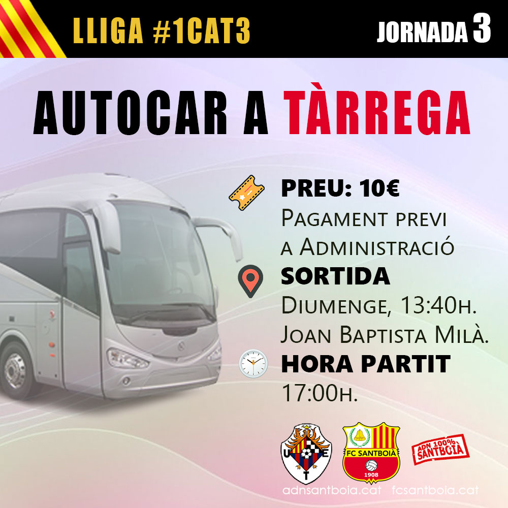 Autocar a Tàrrega