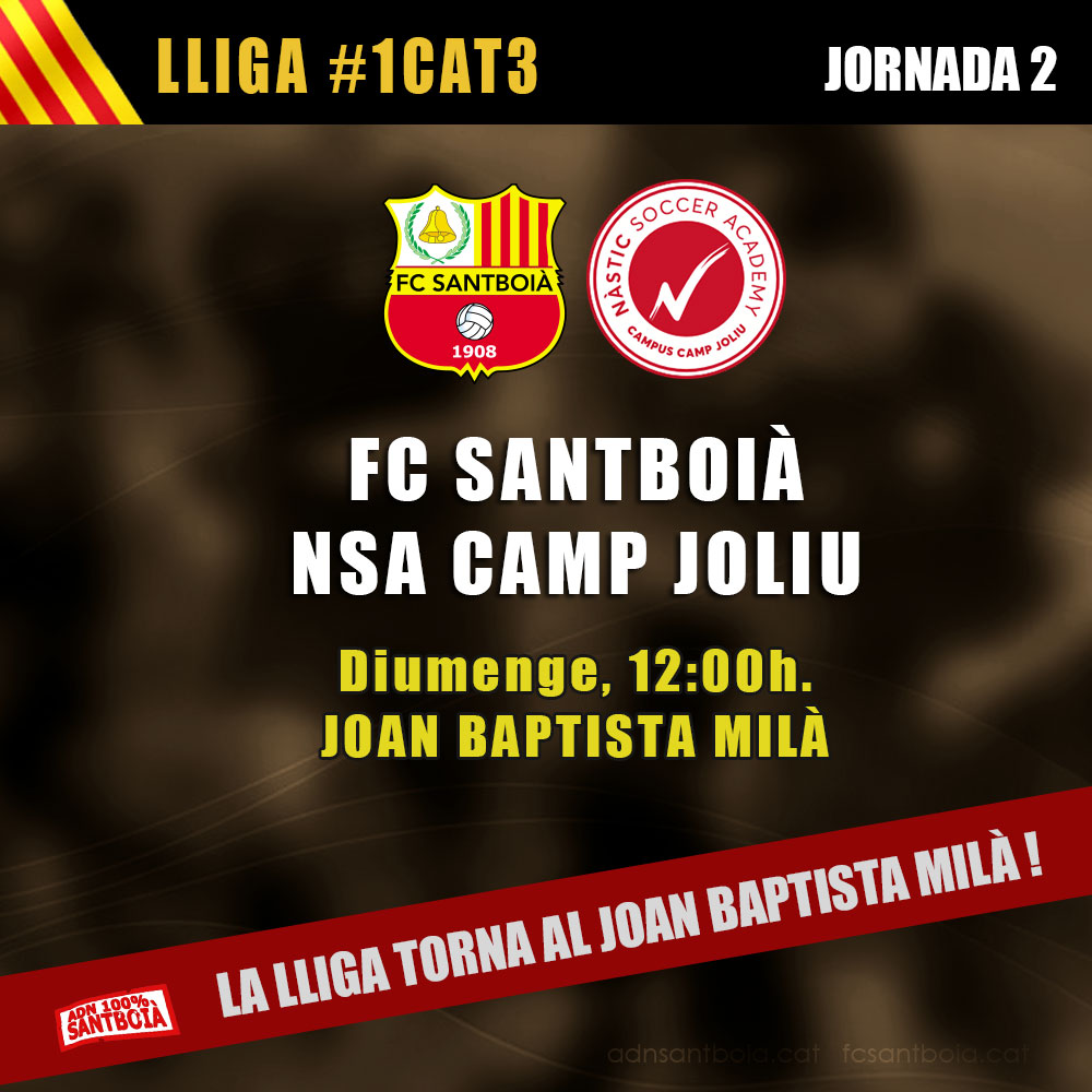 Primer partit de lliga a casa!