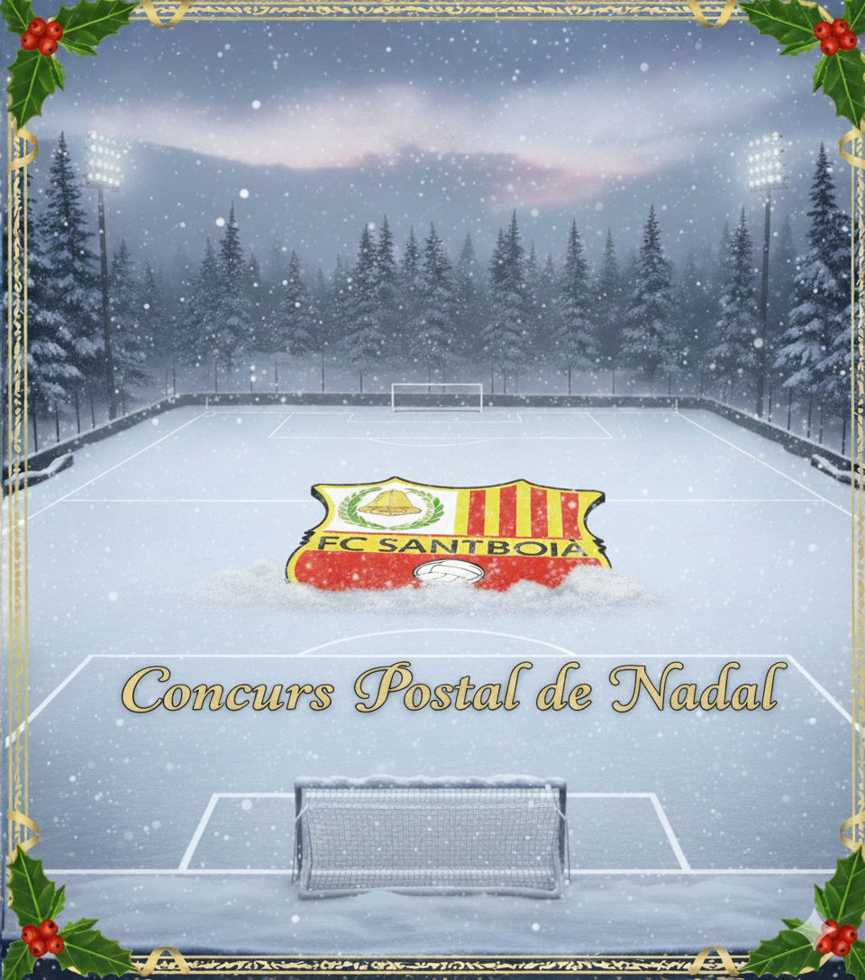 Concurs de Disseny de la Postal de Nadal del Futbol Club Santboià