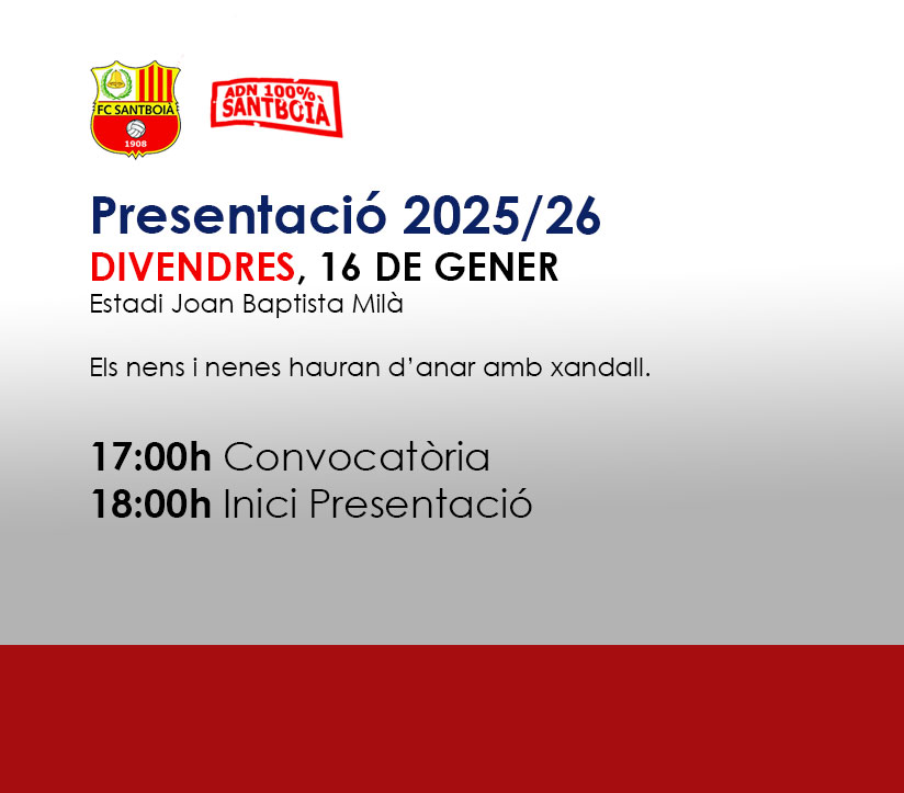 Presentació 2025/26