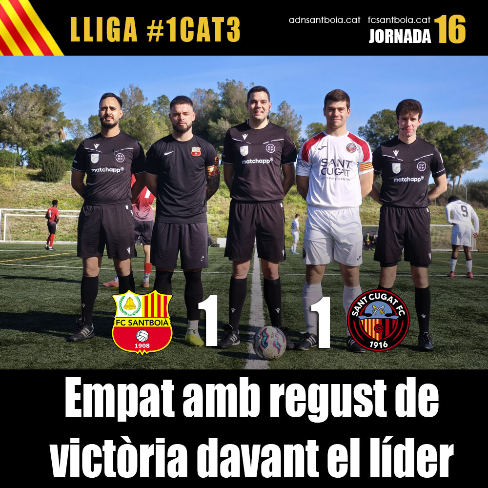 Empat amb regust de victòria davant el líder