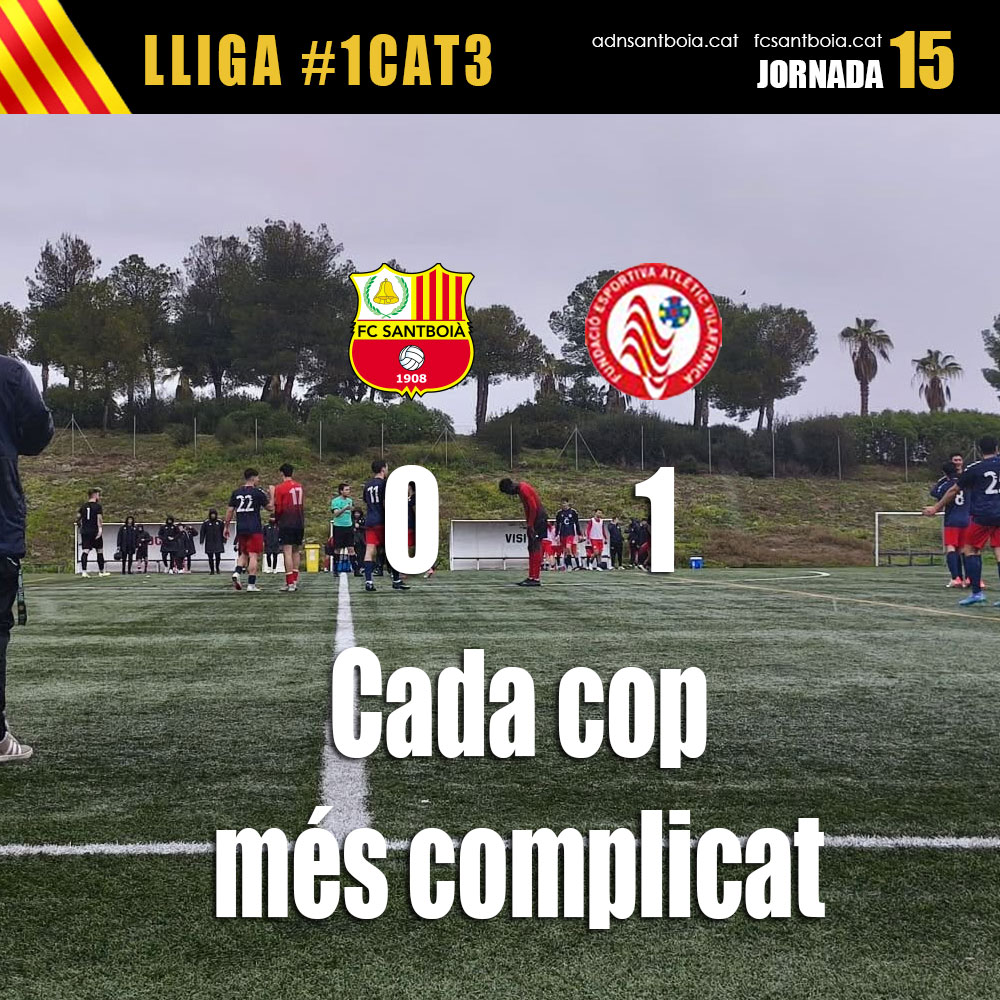 Cada cop més complicat