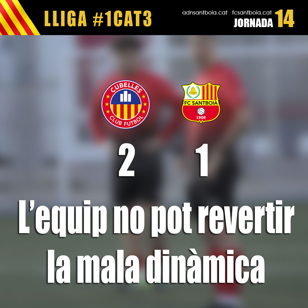 L’equip no pot revertir la mala dinàmica